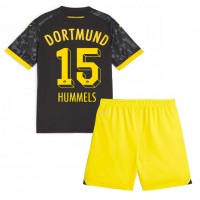 Borussia Dortmund Mats Hummels #15 Vonkajší Detský futbalový dres 2023-24 Krátky Rukáv (+ trenírky)